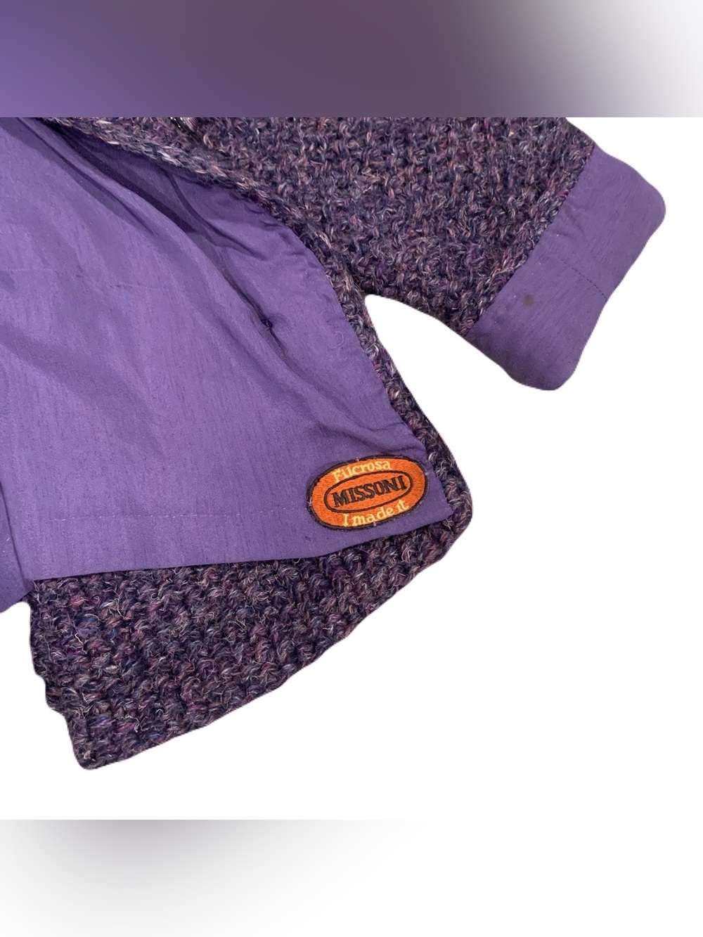 Missoni Handmade Vintage Purple Jacket